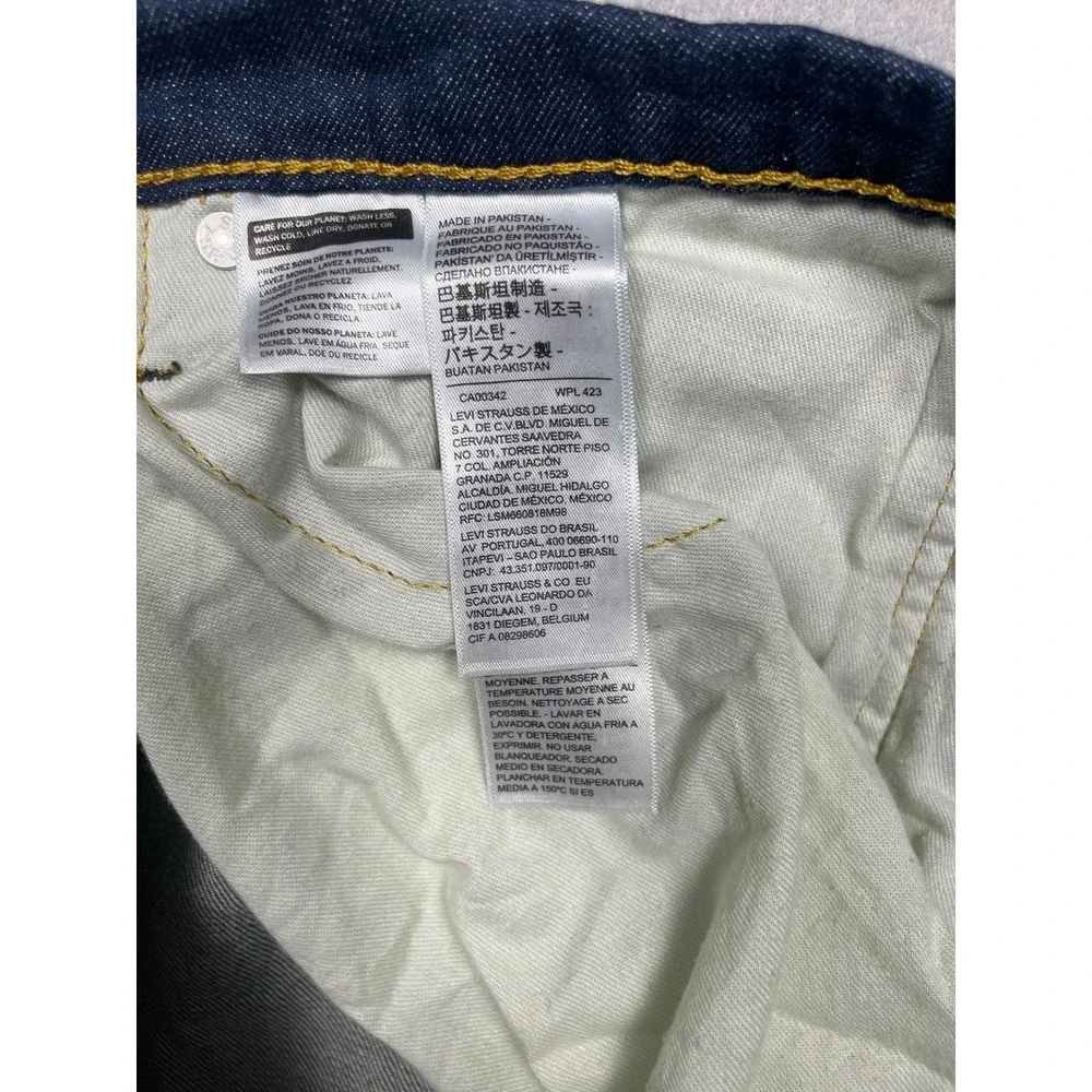 Levis 541 Athletic Taper Mens Jeans Medium Wash Blue Denim 40x29